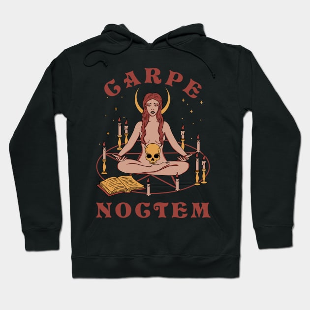 Carpe Noctem - Double Sided Hoodie by thiagocorrea